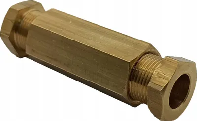 Obrázek produktu pro Mosazný konektor palivového potrubí 6 mm - Nekrimpovaný konektor CU - FE