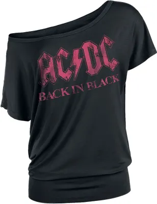Produktbild von AC/DC T-Shirt Damen Back in Black schwarz L