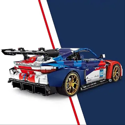 Produktbild von Jie Star JD040 M4 Super Car 4.556 Teile Sportwagen Technik Small Angle Klemmbausteine Auto