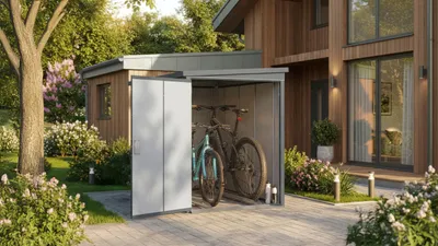 Produktbild von Bikebox, anthrazit B x T x H 120 x 202