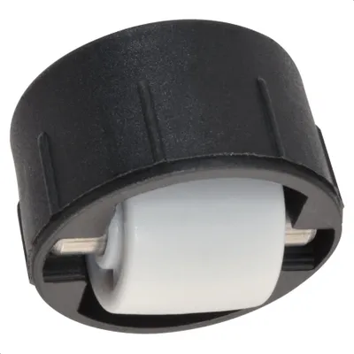 Produktbild von WAGNER Bohrsenk-Soft-Lenkrolle ROLLER MINI - Ø 15 mm, Gehäuse Ø 26/25 x 13/5 mm, Tragkraft 50 kg - 01704901