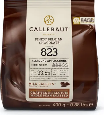 Produktbild von Čokoláda 823 mléčná 33,6% 0,4kg