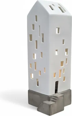 Produktbild von Räder Lichthaus Apartmenthaus mit Betonsockel 9,5x9,5x26,5cm