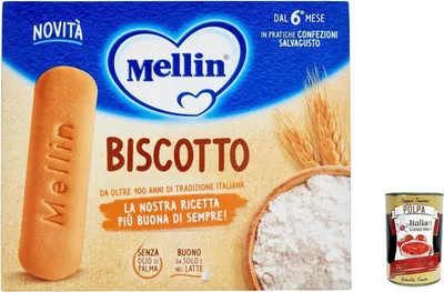 Produktbild von 6x Mellin Biscotto Classico,360g + Italian Gourmet polpa 400g