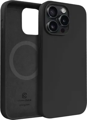Produktbild von Crong CRGCOLRMIP1561PBLK, Cover, Apple, iPhone 15 Pro, 15,5 cm (6.1"), Schwarz