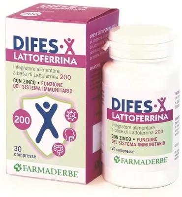 Productafbeelding van DIFES X LATTOFERRINA 200, 30 tabletten