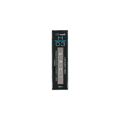 Produktbild von Mitsubishi Pencil Hi-uni Ersatzminen für Druckbleistifte - 0,3 mm - H
