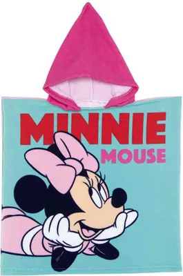 Produktbild von Poncho aus Mikrofaser - Minnie & Daisy- 50x50 cm