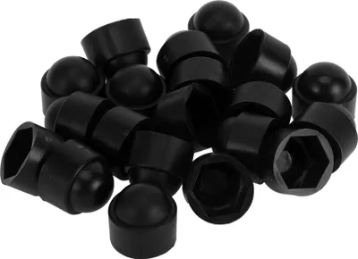 Produktbild von Radmutter Schraube Außen 21mm Felgen Reifenmutter Schrauben Staubschutzkappe Abdeckung Mutter Schutz Kunststoff Schwarz