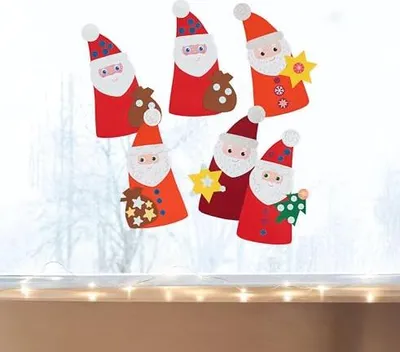 Produktbild von Bastelset - Erstes Kleben Nikoläuse