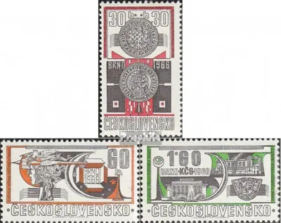 Produktbild von Briefmarken Tschechoslowakei 1966 Mi 1647-1649 (kompl.Ausg.) postfrisch Briefmarkenausstellung