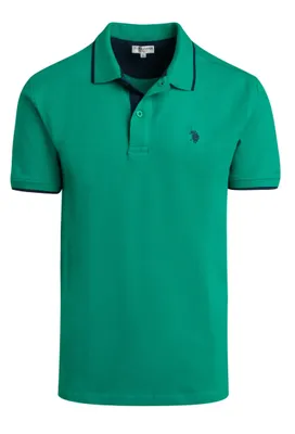 Immagine prodotto di U.S. POLO ASSN. Polo alla moda, colore verde, taglia XL