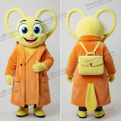 Imagen del producto de Mascota MASTICOT deportiva de raqueta de tenis amarillo limón