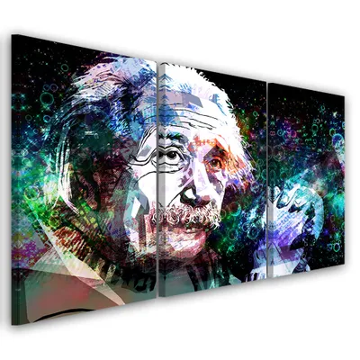 Image de Triptyque sur toile violet personnes 90x60 cm Feeby violet tableau mural prêt à accrocher