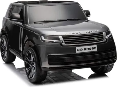 Zdjęcie produktu dla ES-Toys elektryczny samochód dla dzieci Land Rover Range Rover, 2-osobowy, opony EVA, napęd na wszystkie koła, szary