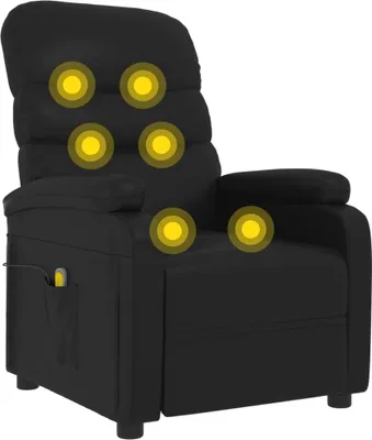 Produktbild von vidaXL Massagesessel Schwarz Kunstleder