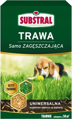 Zdjęcie produktu dla Substral Nasiona trawnika Uniwersalne Nasiona trawnika Samozagęszczające się 1kg