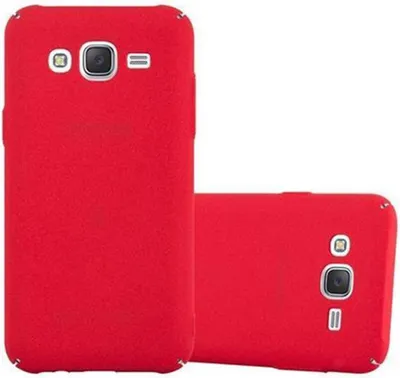 Obrázek produktu pro Cadorabo ochranné pouzdro pro Samsung Galaxy J5 2015 pouzdro v červeném tvrdém pouzdře kryt na mobilní telefon