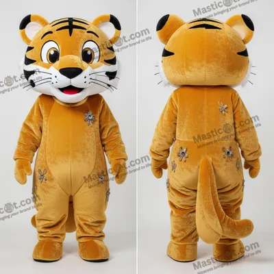 Obrázek produktu pro Zlatý MASTICOT plyšový tygr maskot