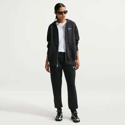 Produktbild von Nike W Nsw Phnx Flc Mr Pant Std Black/White Black/White S