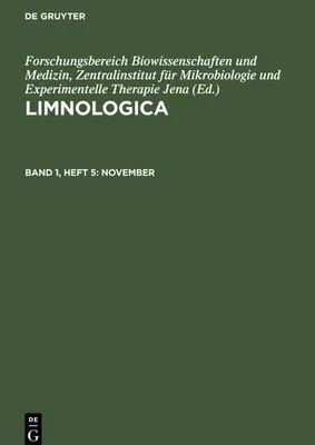 Produktbild von Limnologica, Band 1, Heft 5, November