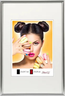 Produktbild von FS Kunststoff Bilderrahmen Wanddeko Collage Poster Fotorahmen Bildträger Lifestyle - Farbe: Silber | Format: 30x30