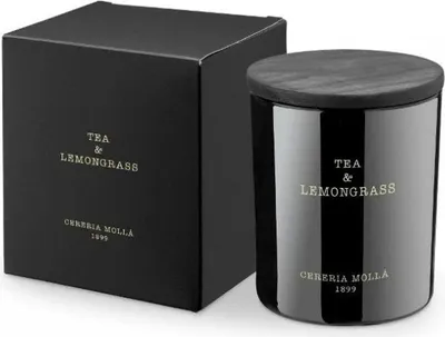 Obrázek produktu pro Vonná svíčka černá Tea & Lemongrass (Candle) 230 g