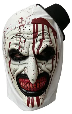 Productafbeelding van Enge killermasker voor volwassenen – Kunstzinnig clownmasker – Volledig hoofdmasker voor Halloweenfeestjes