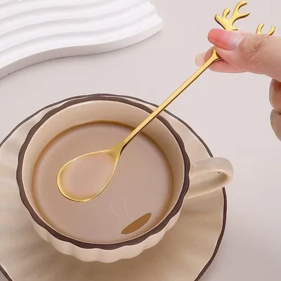 Produktbild von Roestvrijstalen Dessert- und Espresso-Löffel, Serviettenlepel, Theelepel, für Milchkoek und Eis