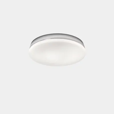 Zdjęcie produktu dla Leds-C4 Circle - Okrągła podtynkowa lampa sufitowa LED do łazienki chrom 27,4 cm 2495 lm 3000K IP44