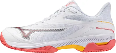 Produktbild von Mizuno Tennisschuh Padelschuh Wave Exceed Court CC Damen Weiß Orange