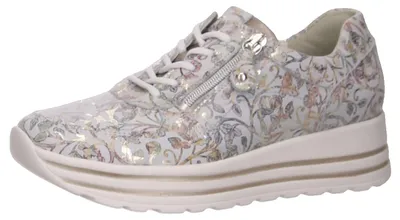 Produktbild von Waldläufer Schnürhalbschuhe in weiss/weiss kombi, Gr. 5.5
