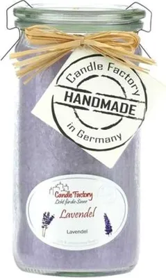 Produktbild von Candle Factory Mini Jumbo Lavendel Duftkerze Dekokerze 307-042