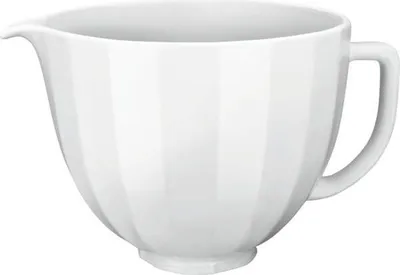 Produktbild von Kitchenaid Rührschüssel 5KSM2CB5PWS Keramikschüssel WHITE SHELL Weiss