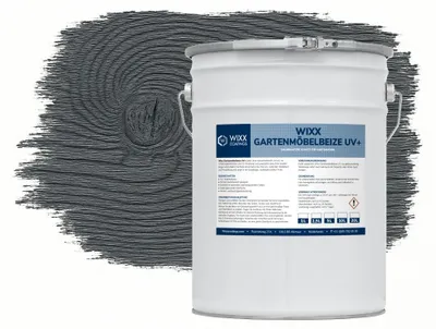 Produktbild von Wixx Gartenmöbelbeize UV+ - Anthrazit - 5L