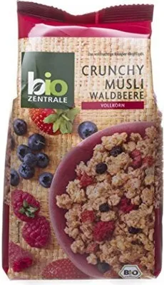 Immagine prodotto di biozentrale muesli croccante ai frutti di bosco 375g confezione da 3 pezzi