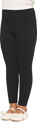 Image de Merry Style filles leggings longs en coton MS10-225 (noir, 122 cm)