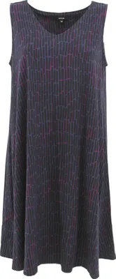 Produktbild von 30967 Opus, Winga Sunny, Damen Sommerkleid, Jersey, blau pink gemustert, 34