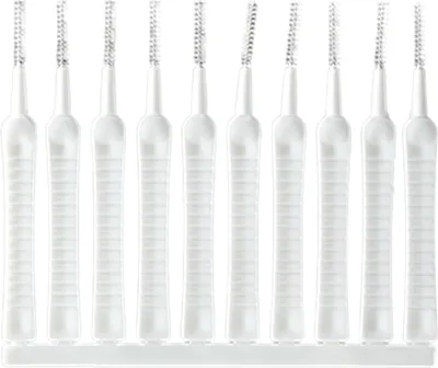 Produktbild von 10 Stück Multifunktionale Reinigungsbürste für Handy-Ladebuchsen, 65 mm, Mini-Bürste zur Reinigung von Staub- und Duschöffnungen, biegsame, weiche, runde Mini-Bürsten