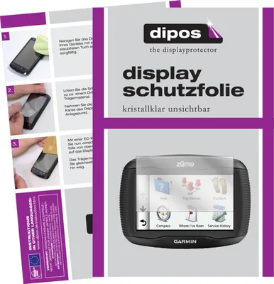 Produktbild von 3x Schutzfolie für Garmin zumo 340 LM klar Displayschutzfolie Folie Display Schutz dipos