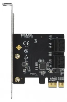 Immagine prodotto di Delock 90010 DELOCK 4 Port SATA PCI Express x1 Karte Low Profile Formfakt