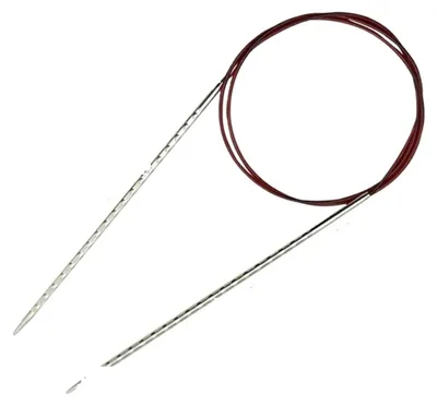 Image de Outils de bricolage avec des aiguilles à tricoter en métal, pour le tricot