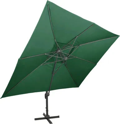 Produktbild von vidaXL Ampelschirm mit Lüftung 400x300 cm Grün