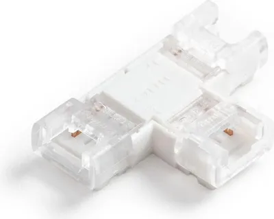 Produktbild von Clip-Verbinder "T" für einfarbige LED-Streifen 12-24V DC Breite 8 mm 8 mm