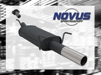 Produktbild von NOVUS SPORTAUSPUFF Gruppe N ESD 1x 76mm OPEL ASTRA G Coupe Cabrio