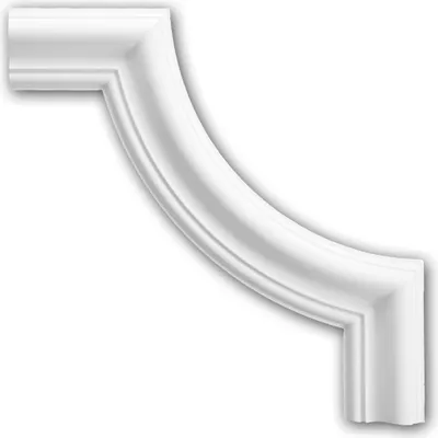 Produktbild von PROFHOME 152301 Eckelement für Wandleiste Zierelement dekoratives Element