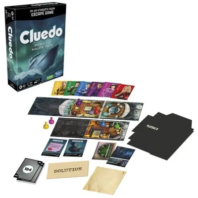 Produktbild von Cluedo Escape – Strategie „Gefahr auf hoher See“.