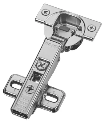 Produktbild von Blum Scharnier CLIP top 71B3580 Eckanschlag – Kreuzmontageplatte 173L6100 und Schrauben