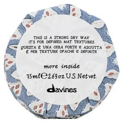 Zdjęcie produktu dla Davines This is a Strong Dry Wax, Wosk do włosów, 75 ml, Unisex, Do wszystkich włosów, Słoik, Utrwalanie