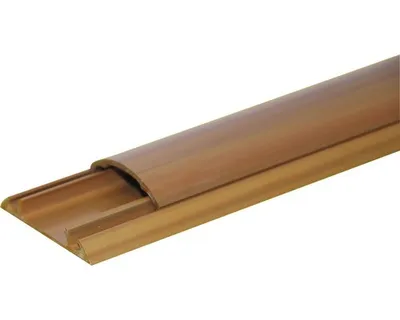Zdjęcie produktu dla Listwa kablowa Malpro 40x10 mm 2m, ciemne drewno